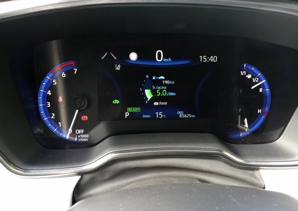 Toyota Corolla cena 80800 przebieg: 85625, rok produkcji 2020 z Piechowice małe 191